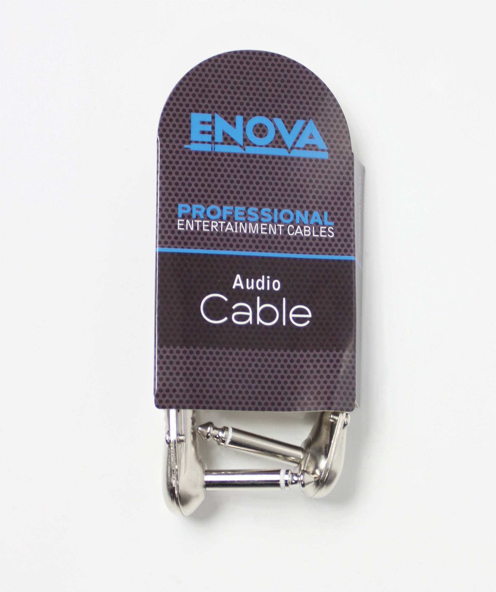 Câble patch Jack mono/Jack mono, 0.20 mètres, noir