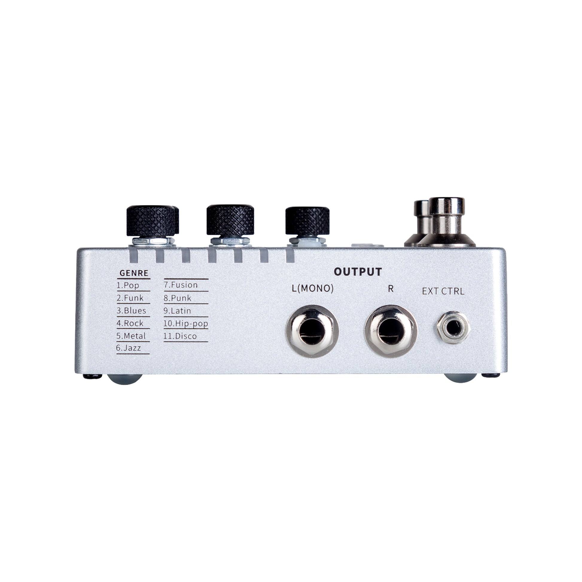 Pédale GROOVE LOOP X2, boite à rythmes et looper stéréo, 14 presets, boîtier métal, true bypass, gris