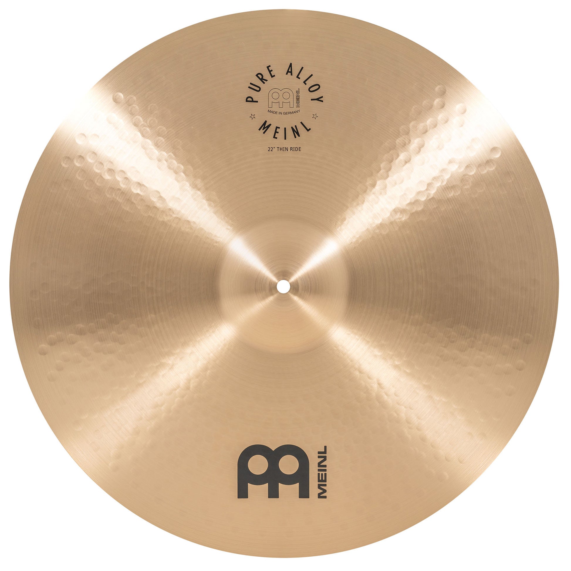 Thin Ride 22" Meinl Pure Alloy fini traditional martelé