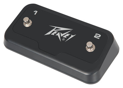 Footswitch double compatible avec une large gamme d'amplis Peavey, finition noir