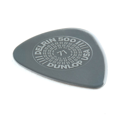 Sachet de 12 médiators Prime Grip DELRIN 500 0.71 mm (gris)