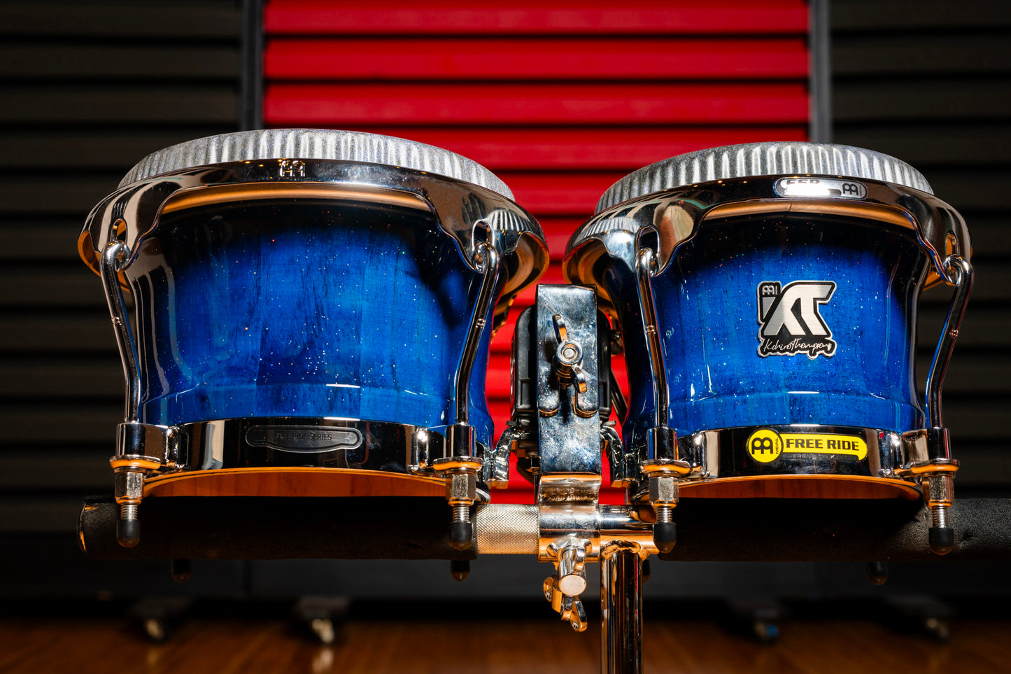 Paire bongos W. 'Kachiro' Thompson 7" & 8" 1/2