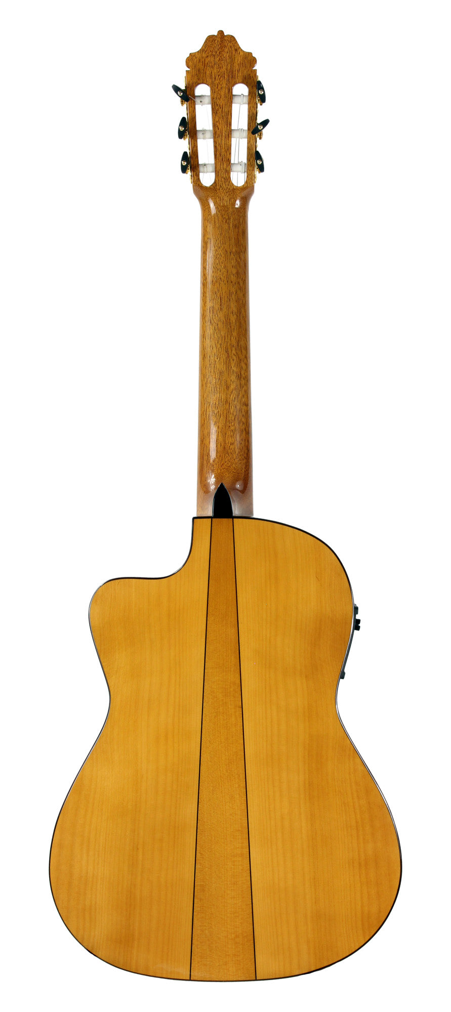 GIPSYKINGS (by André Reyes), Flamenco pan coupé, table épicéa massif, f/e cyprès massif, EQ Fishman Prefix Pro Blend, jaune