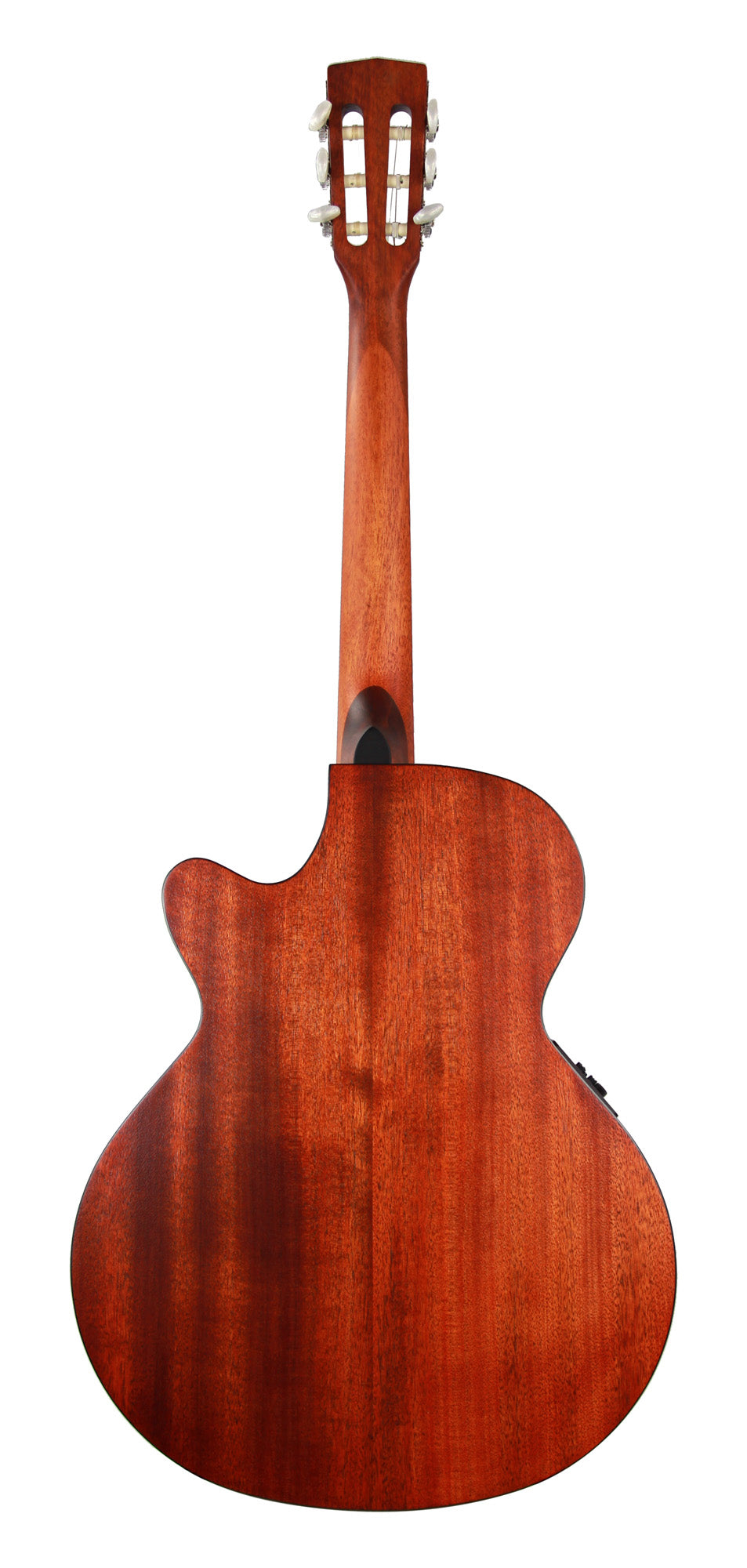 CEC-1, pan coupé, table épica, fond & éclisses acajou, manche acajou, EQ CE304T, naturel pores ouverts