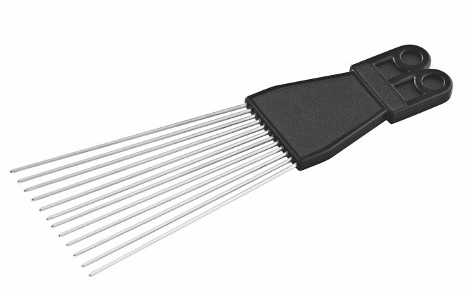 Grattoir, brins acier, manche ABS ergonomique, noir