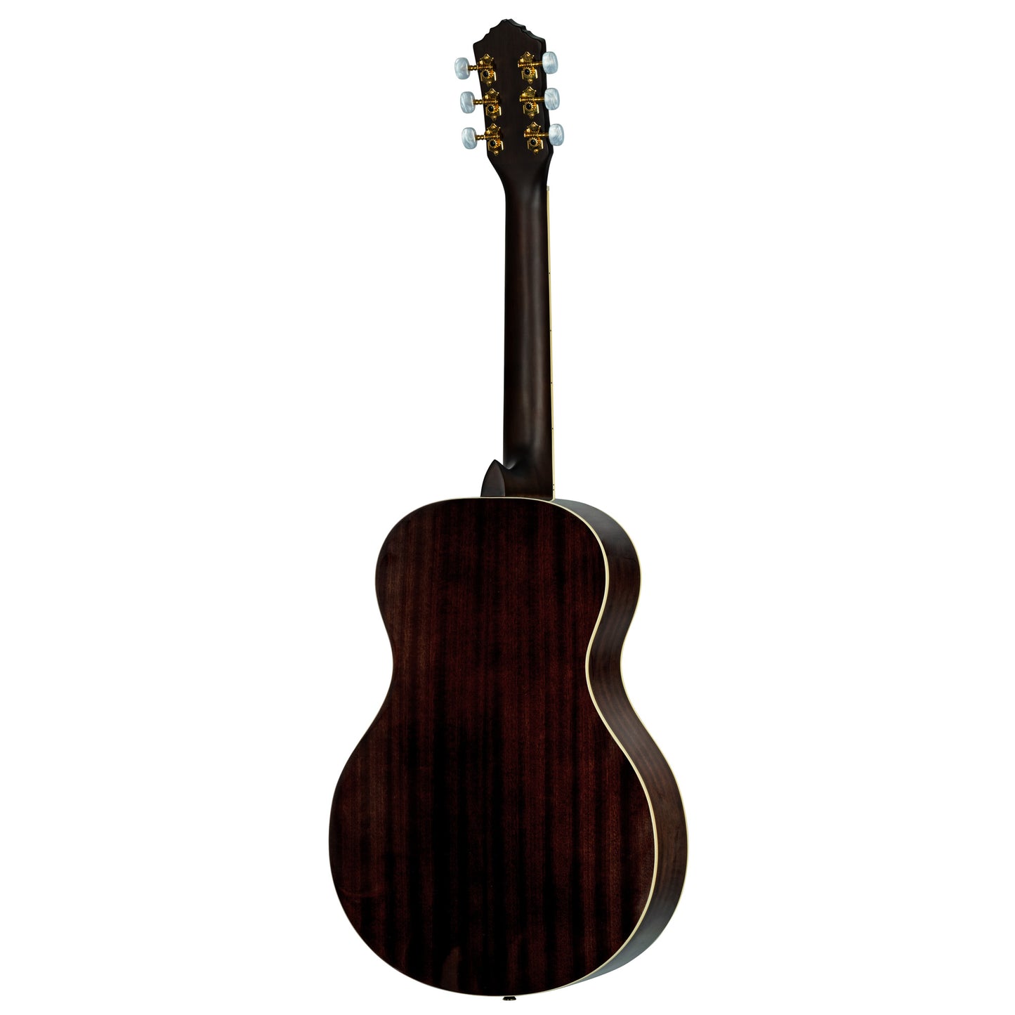 RRA-PLT, forme Parlor, table épicéa, fond & éclisses acajou, sillet 52 mm, housse assortie, bordeaux brillant