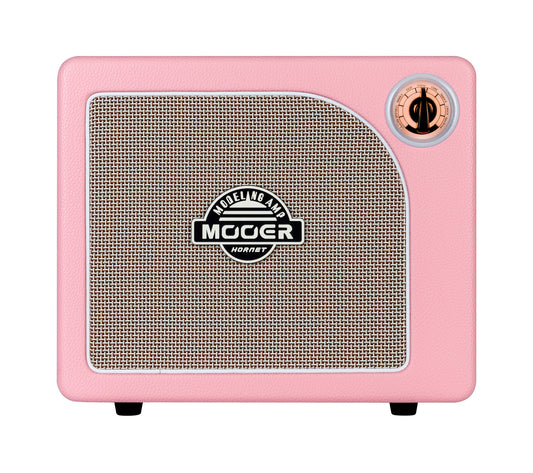 Ampli HORNET PINK, 15W, HP 6.5", 9 modélisations d'amplis haute-qualité, effets Modulation/Délai/Réverb, rose