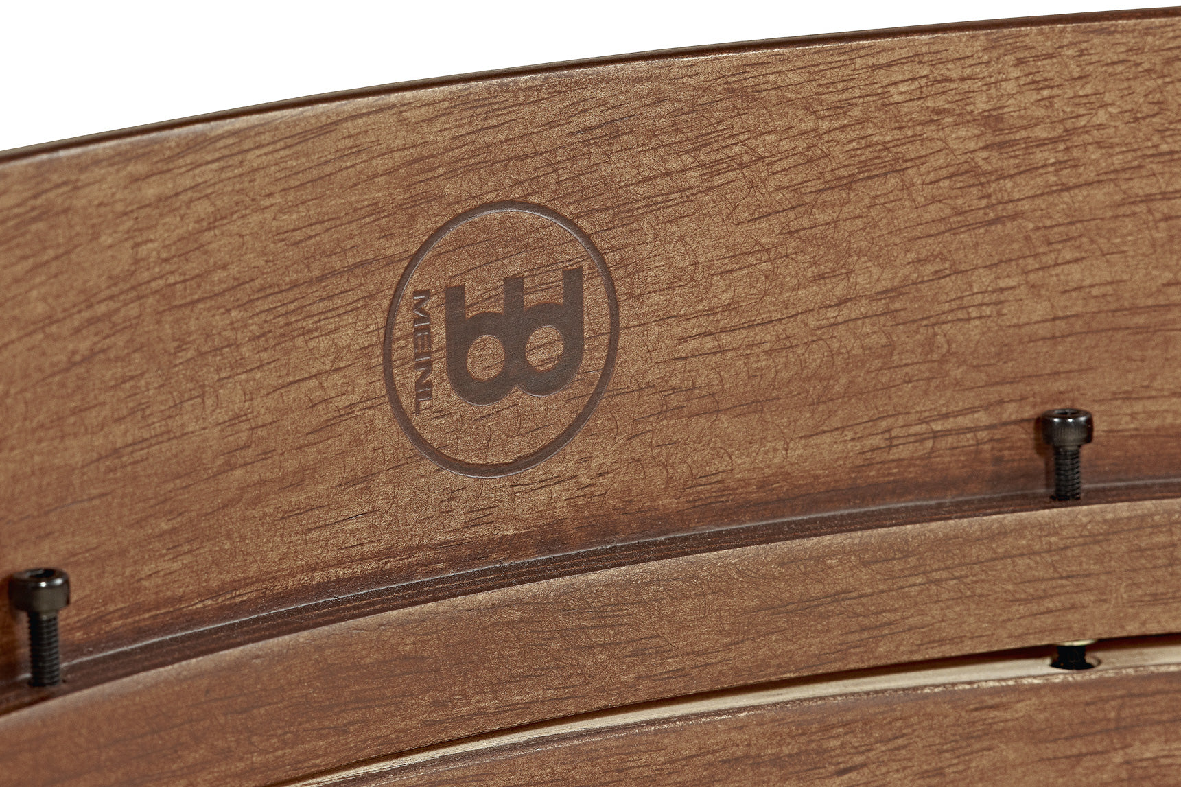 Mizhar Artisan 22"x4", corps hévéa, peau chèvre sélec., accordage interne, emplacement pouce, chanfrein spécial, Walnut Brown