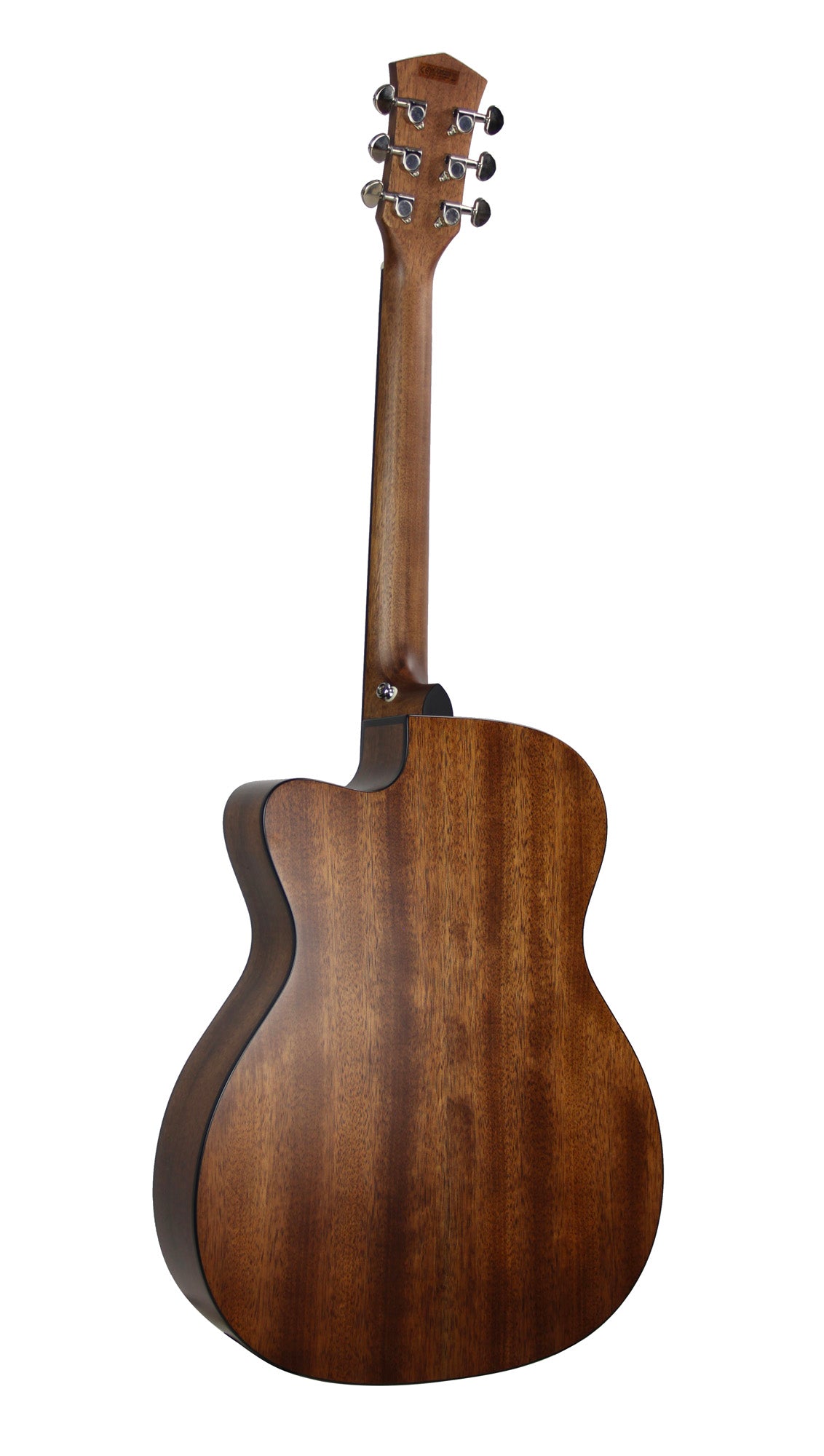 PURE-OCMF, forme OM pan coupé, table acajou massif, f/e acajou massif, EQ Fishman Sonitone, Naturel Satiné