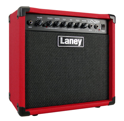 Ampli guitare électrique 20W, 1x HP 8", 2 canaux, EQ 3 bandes, réverb, sortie casque, 6.9 kg, rouge
