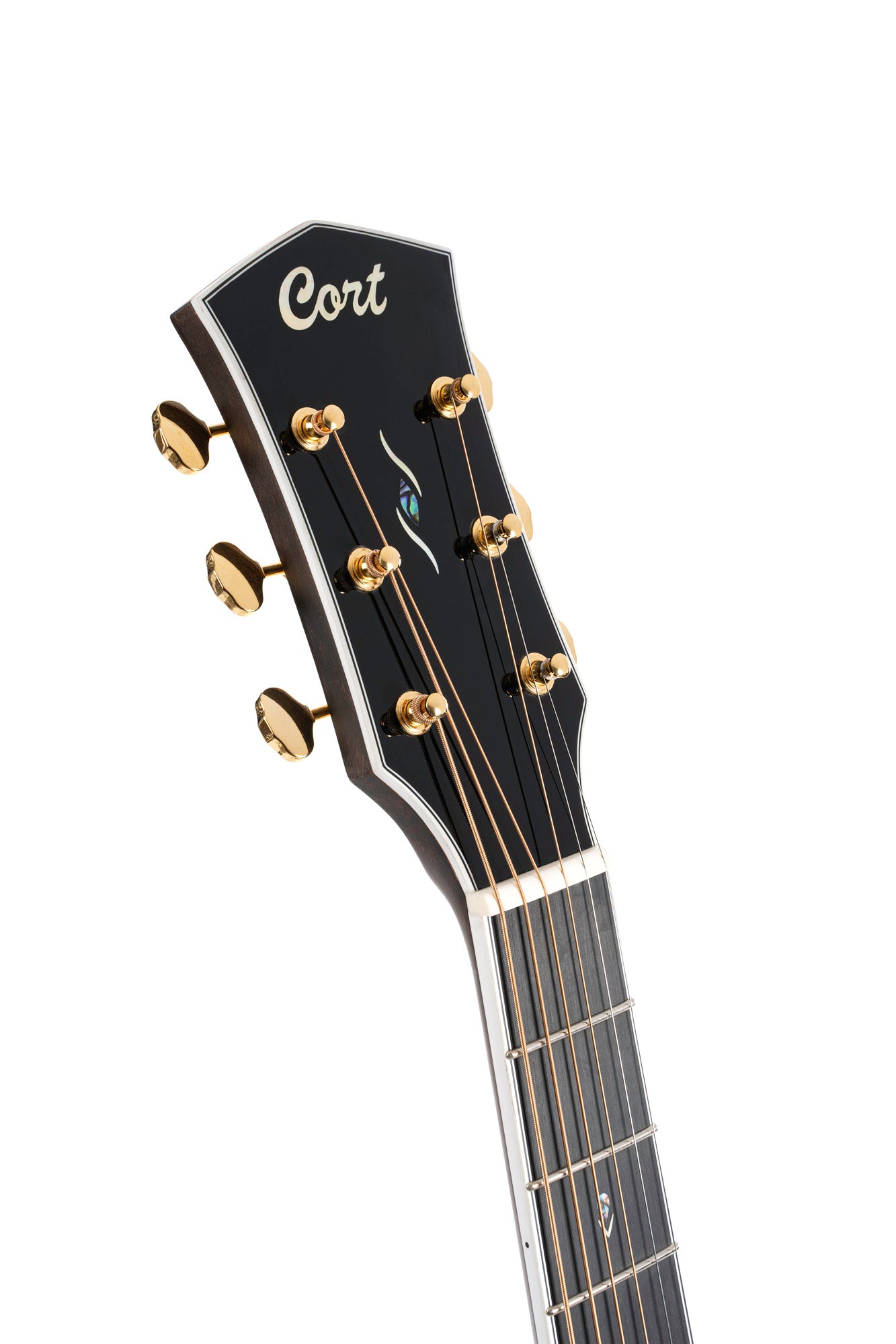 GOLD-A8, forme Grand Auditorium, table épicéa massif torréfié, f/e pau ferro massif, EQ Fishman Flex Blend, naturel brillant