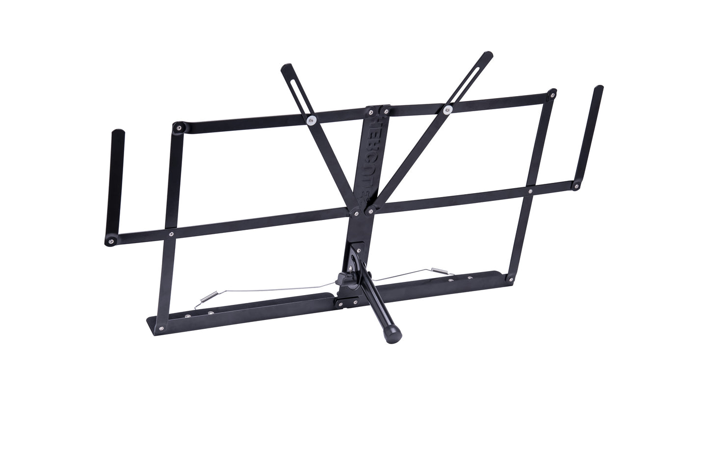 Pupitre de bureau avec plateau pliable, 4 gardes-pages, pied ajustable 180 degrés, antidérapant, housse, noir