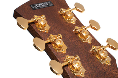 GOLD-A6 Bocote, forme Grand Auditorium, table épicéa massif torréfié, f/e bocote massif, EQ Fishman Flex Blend, naturel