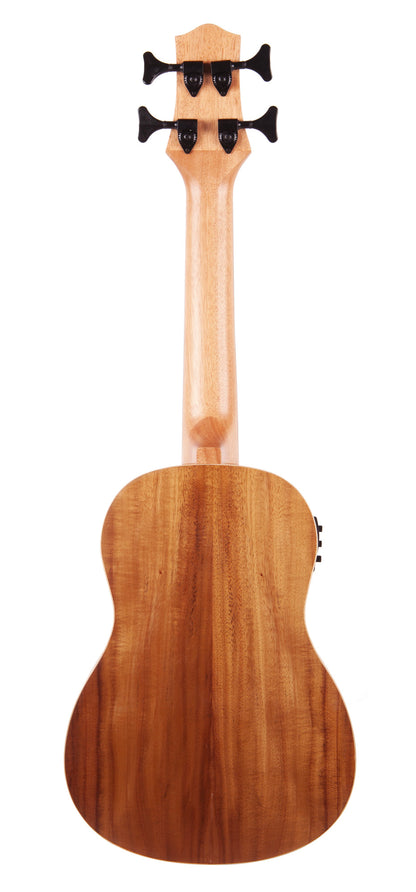 Ukulélé Basse, table épicéa massif, fond & éclisses épicéa, manche okoume, touche noyer, préampli EQ-7B, housse, naturel