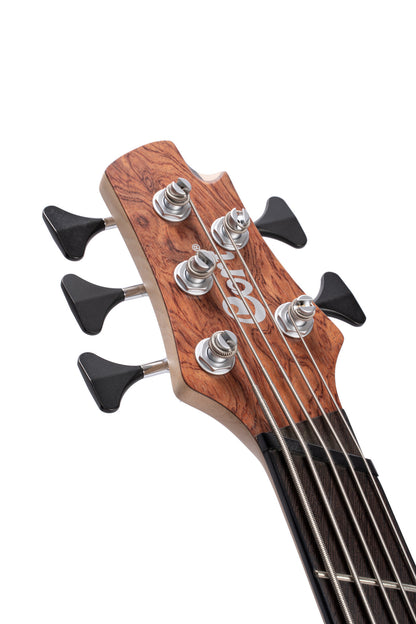 A5 BEYOND, SINGLE CUTAWAY, CORPS FRÊNE, TABLE BUBINGA, MANCHE TRAVERSANT, MICROS ET EQ BARTOLINI MK-1, NATUREL,ETUI FLY CASE