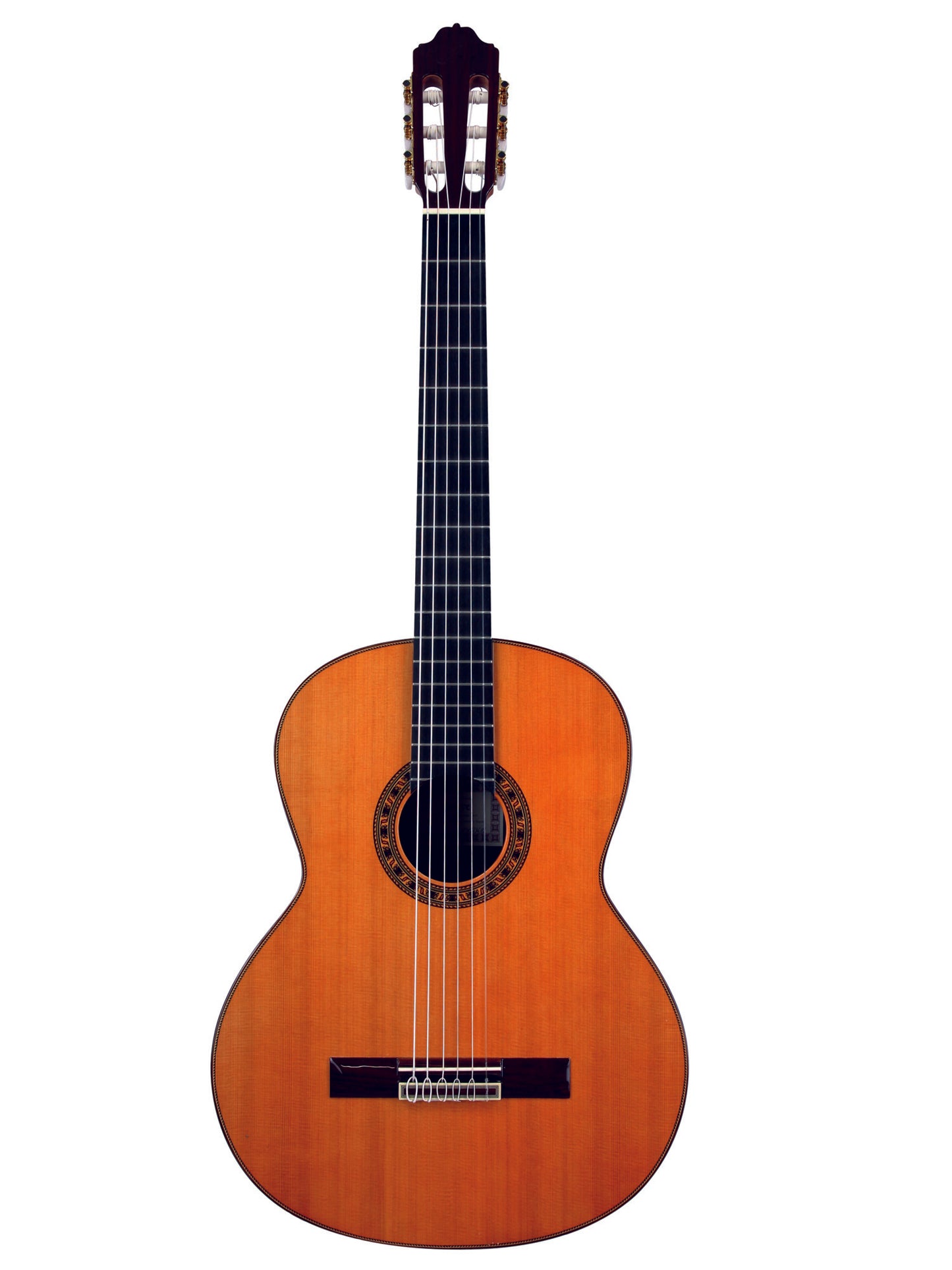 Basse Baritone Quint, 6 cordes, table cèdre massif, éclisses palissandre indien massif, fond palissandre indien, touche ébène