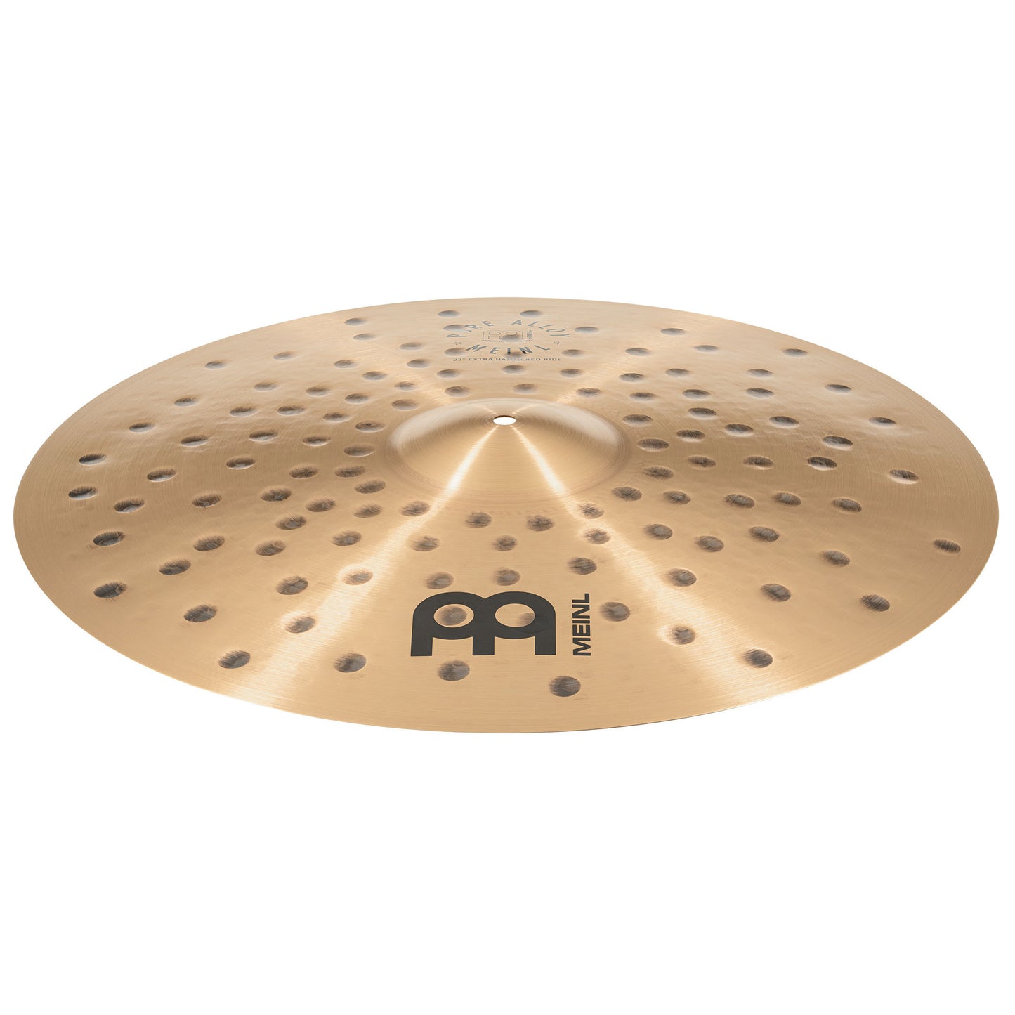 Ride 22" Extra Hammered Meinl Pure Alloy fini traditional martelé