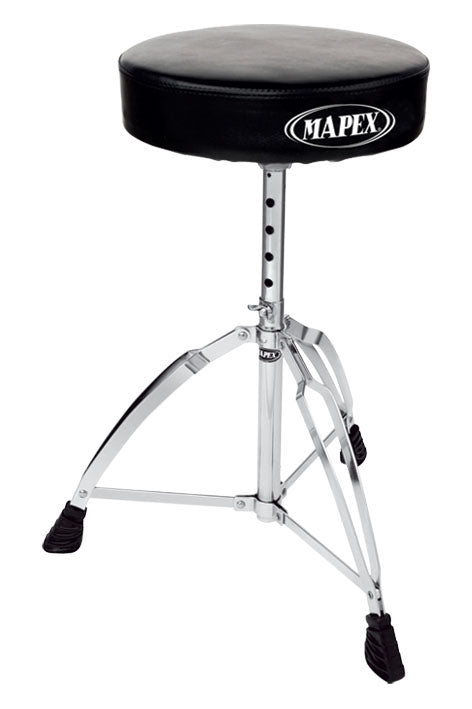 Siège batteur, assise 30.5 x 6 cm, 6 positions, double embase, noir