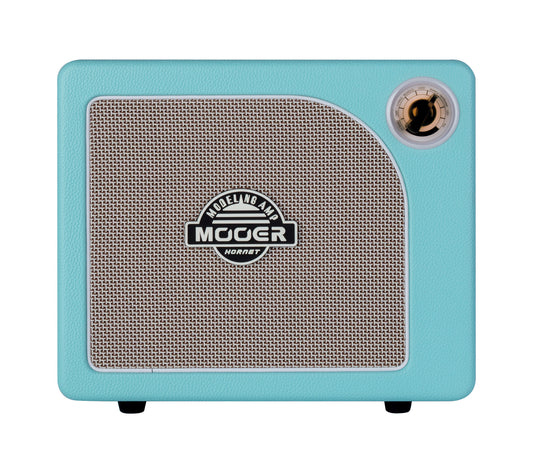 Ampli HORNET BLUE, 15W, HP 6.5", 9 modélisations d'amplis haute-qualité, effets Modulation/Délai/Réverb, bleu