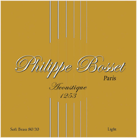 Jeu de cordes pour acoustique Light (12-16-25w-32w-42w-53w), soft brass 80/20
