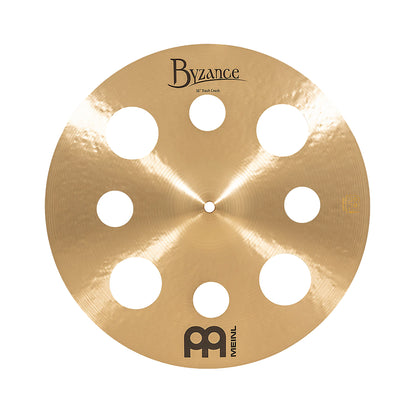 TRASH CRASH MEINL BYZANCE 16" TRADITIONAL, ALLIAGE BRONZE B20, MARTELÉE A LA MAIN, FINITION TRADITIONNELLE