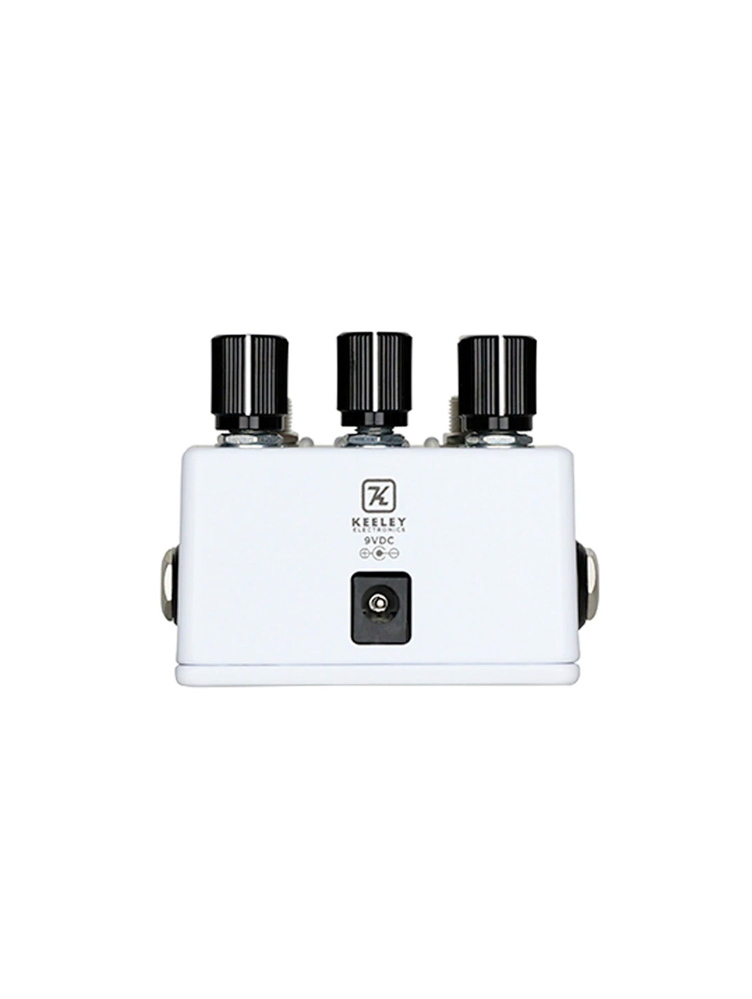 Pédale ECCOS, délai vintage et looper stéréo, 3 presets, tap tempo, entrée pour pédale d'expression, boitier métal, blanc