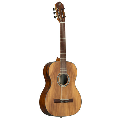 R23RO, table épicéa massif torréfié, fond & éclisses pao ferro, manche érable torréfié, housse, marron