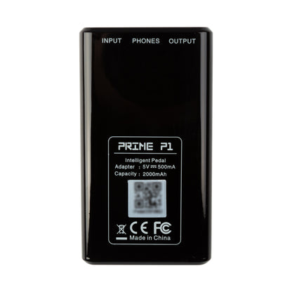 Interface PRIME P1, pour guitare et basse, technologie MNRS de modélisation d'amplis et d'effets, noir