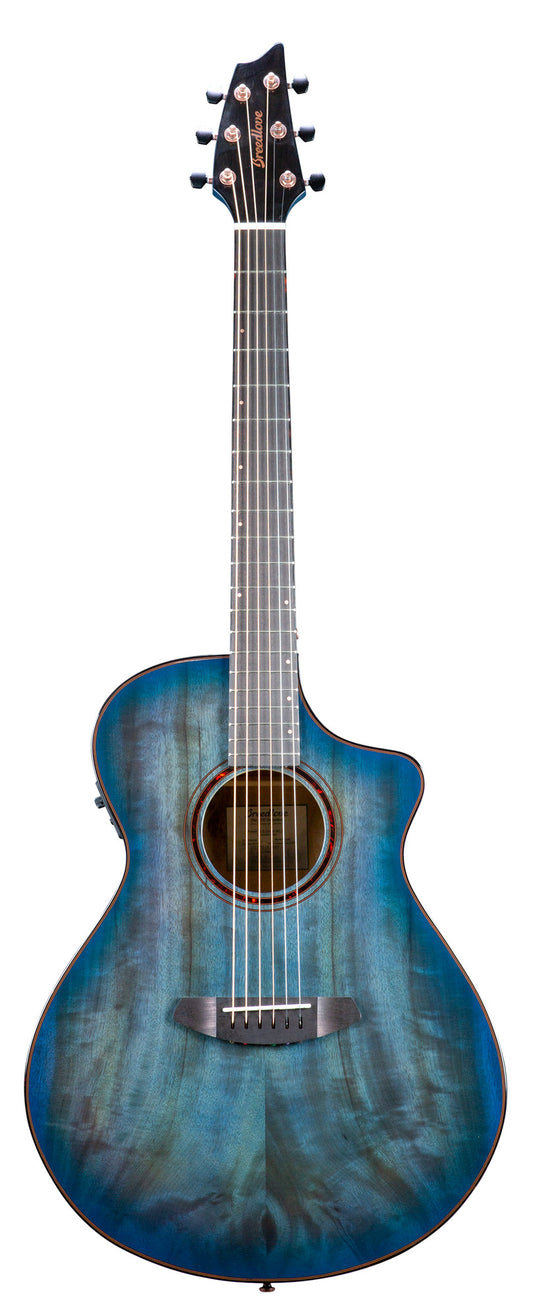 PURSUIT EXOTIC S CONCERT BLUE EYES CE, édition limitée, table myrtlewood massif, f/e myrtlewood, EQ Fishman Presys I, blue eyes