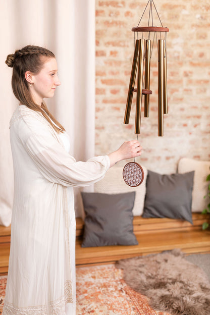 CHIMES SONIC ENERGY FLOWER OF LIFE 36"