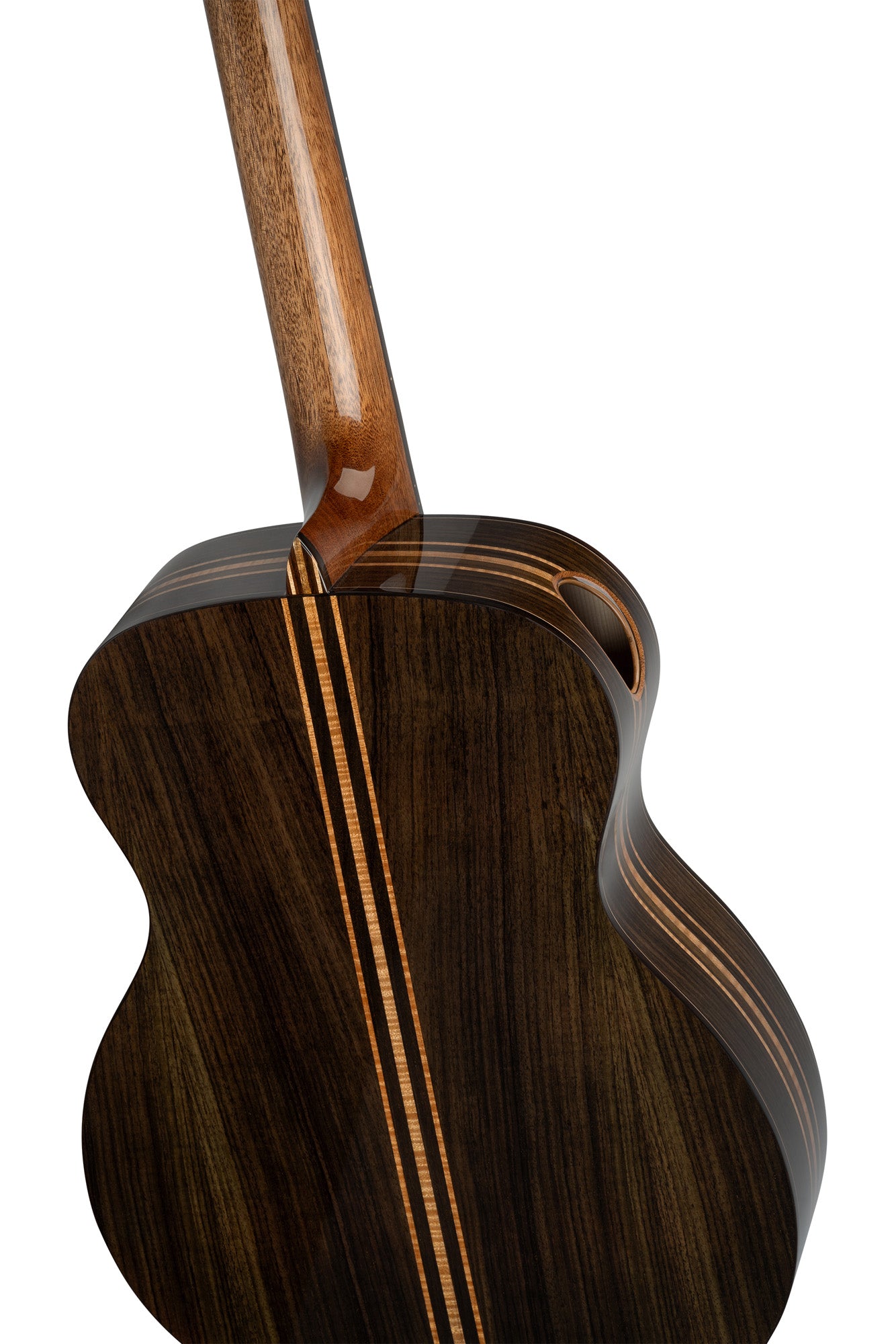 GRANDSUITE, modèle Slim Neck, table épicéa massif, fond & éclisses palissandre, nat. brillant