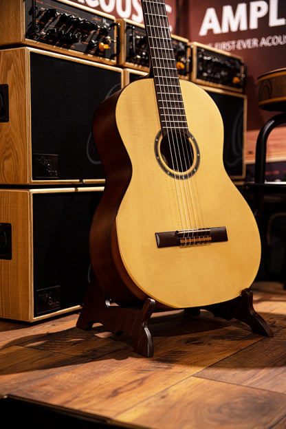 OWGS-1, support guitare Ortega, bouleau multiplis, brun