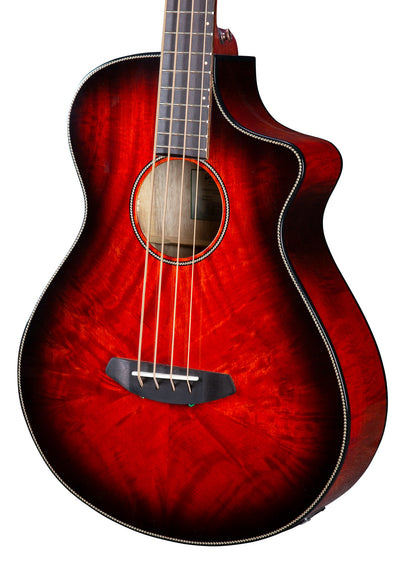 PURSUIT EXOTIC S CONCERT BASSE SUNSET BURST CE, édition limitée, table myrtlewood massif, f/e myrtlewood, EQ Fishman Presys I