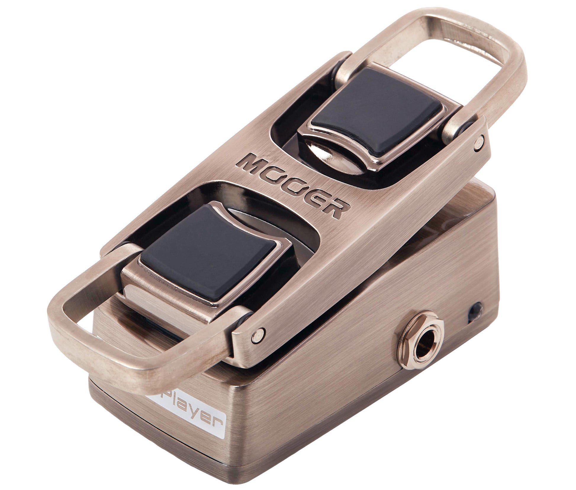 Pédale PHASER PLAYER, phaser wah numérique 3 modes, supports repliables, boîtier métal, true bypass, gris