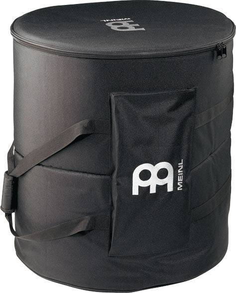 Housse surdo 20" x 24", nylon rembourré, 1 poignée, sangles sac à dos rembourrées, 1 poche, fermeture éclair, noir