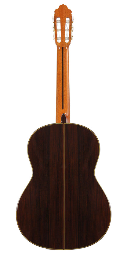 MOD.11, table cèdre massif, fond & éclisses palissandre massif, manche avec insert fibre de carbone, touche ébène, soft case