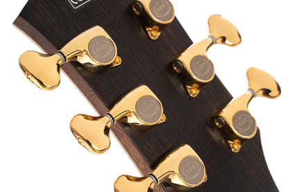 THE BLACK TREE, série limitée, table blackwood massif, f/e blackwood massif, EQ LR Baggs Anthem, étui, light burst satiné