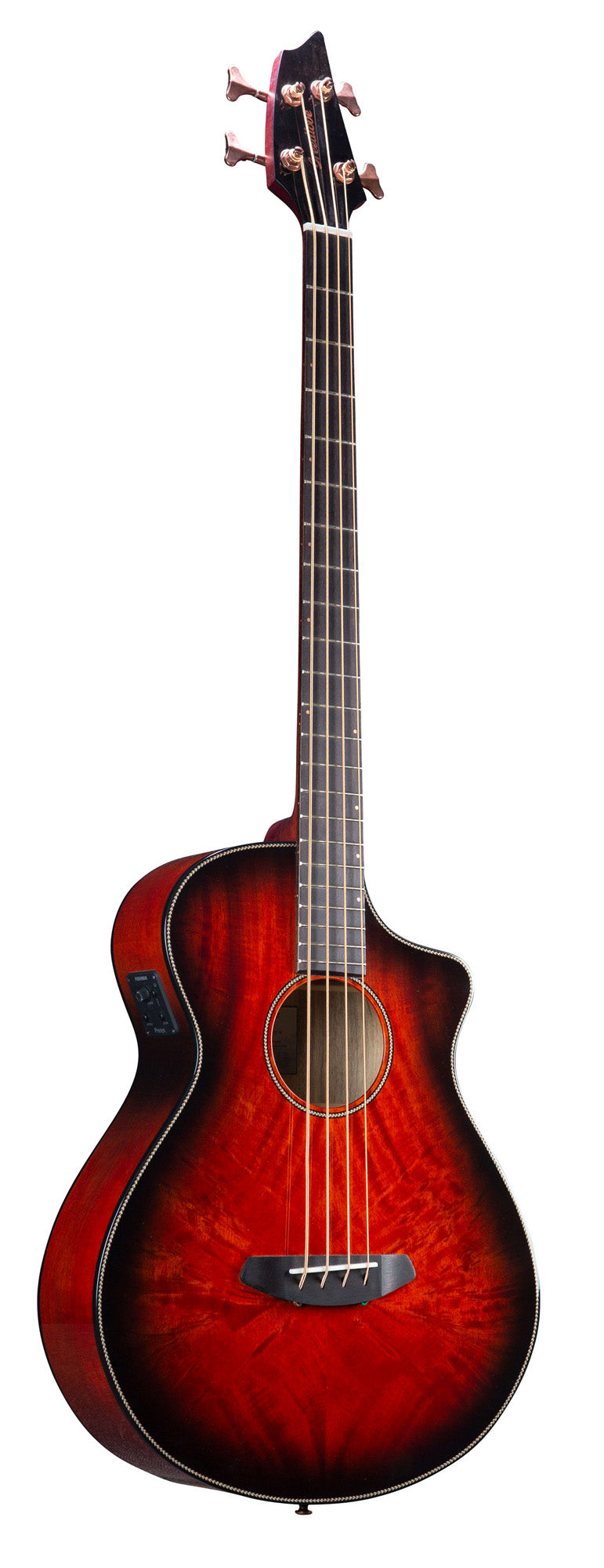 PURSUIT EXOTIC S CONCERT BASSE SUNSET BURST CE, édition limitée, table myrtlewood massif, f/e myrtlewood, EQ Fishman Presys I