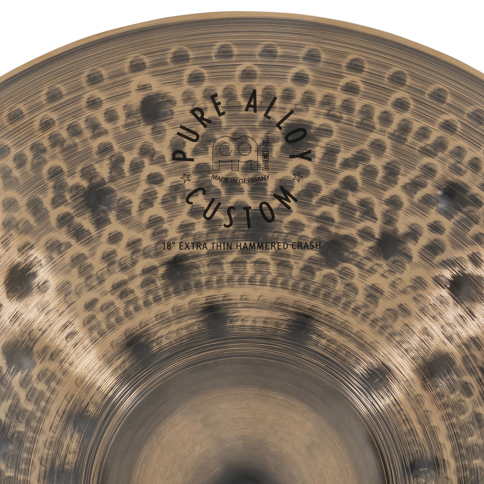 CRASH MEINL PURE ALLOY CUSTOM 18" EXTRA-THIN