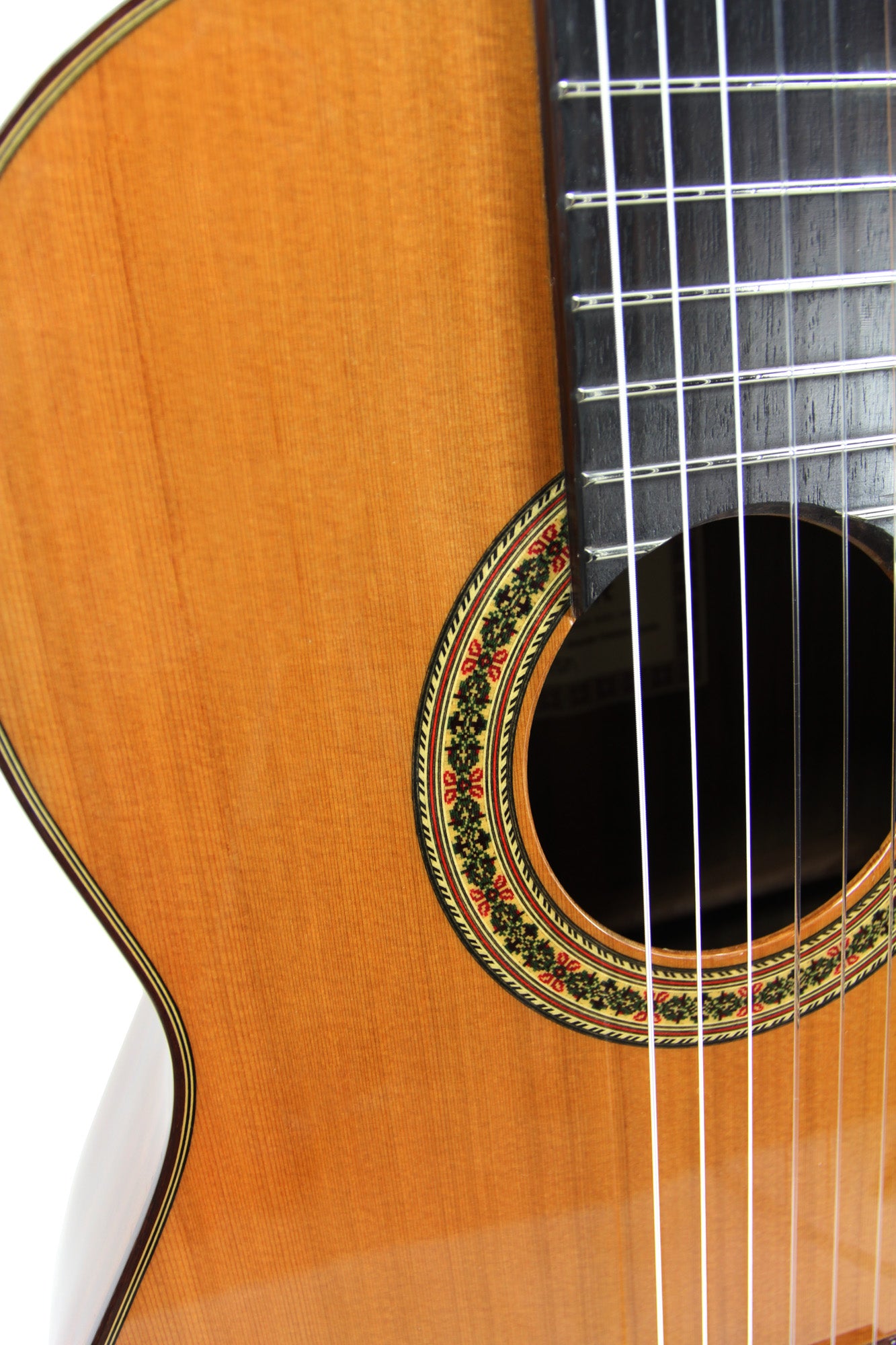 7SM, table épicéa massif, fond & éclisses mongoy massif, touche palissandre, soft case