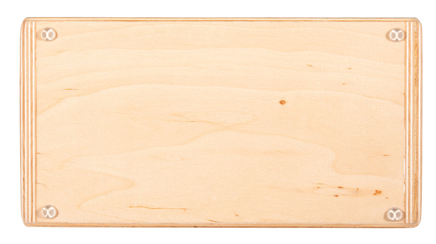 Boxito Meinl série Bongo/Cajon en zebrano exotique et bouleau baltique, instrument réversible 1 côté bongo et 1 côté cajon