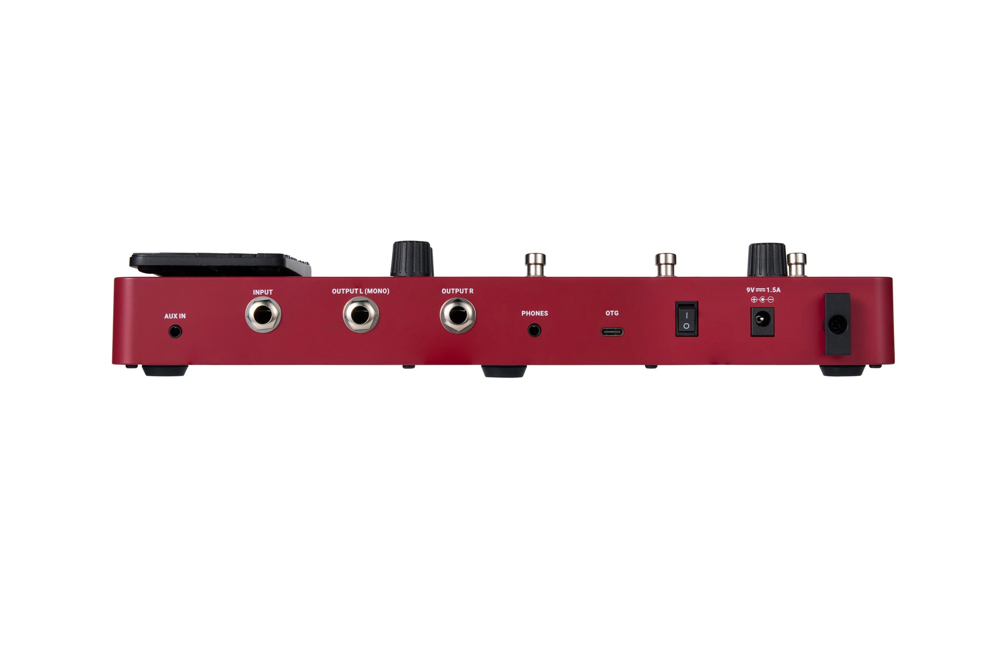 Pédalier multi-effets GE150 PRO Li, 55 simulations d'amplis haute-qualité, 26 simulations de HP (IR), batterie lithium, rouge