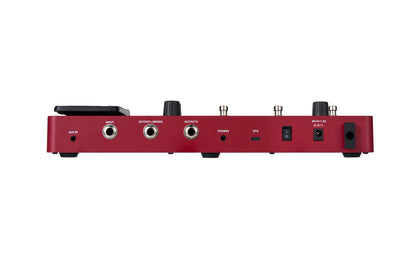 Pédalier multi-effets GE150 PRO Li, 55 simulations d'amplis haute-qualité, 26 simulations de HP (IR), batterie lithium, rouge