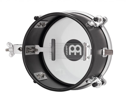 Snare timbale 10", fût acier, avec attache robuste, système d'enclenchement rapide du timbre, noir