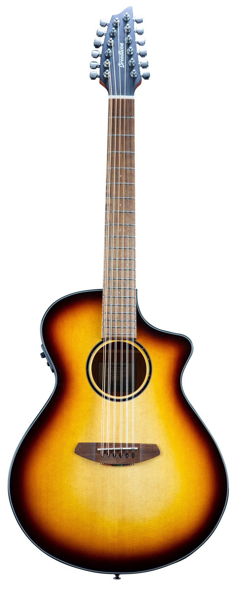 DISCOVERY S CONCERT EDGEBURST 12 CORDES CE , table épicéa sitka massif, f/e acajou, EQ Fishman Presys I, edgeburst