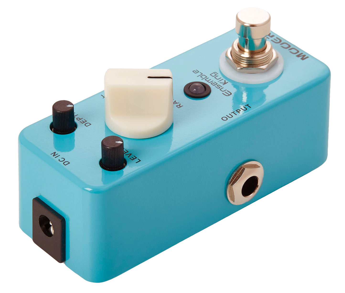 Pédale ENSEMBLE KING, chorus analogique, boîtier métal, true bypass, bleu