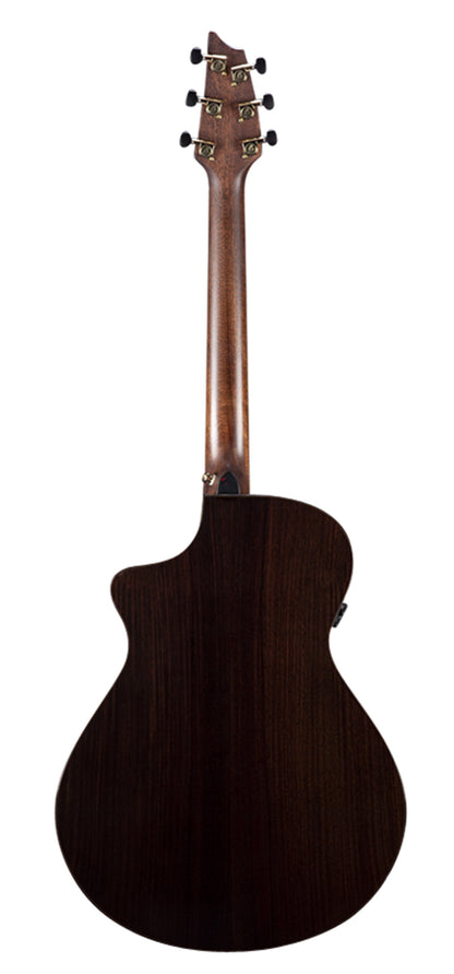 PERFORMER PRO CONCERT THINLINE AGED TONER CE, pan coupé, table épicéa massif, f/e palissandre massif, EQ Fishman Flex Plus-T