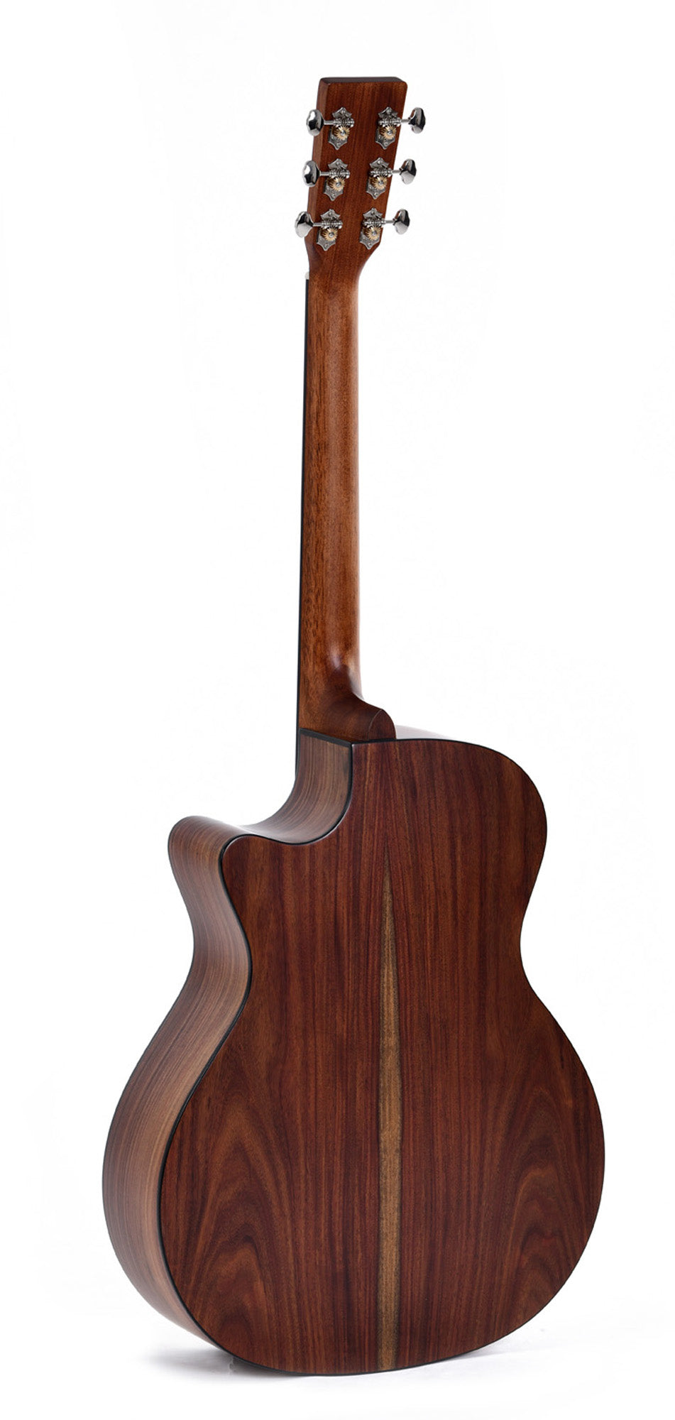 Modèle SGPC-10E, Grand OM pan coupé, table épicéa Sitka massif, f/e pau ferro massif, touche micarta, EQ LR Baggs, soft case