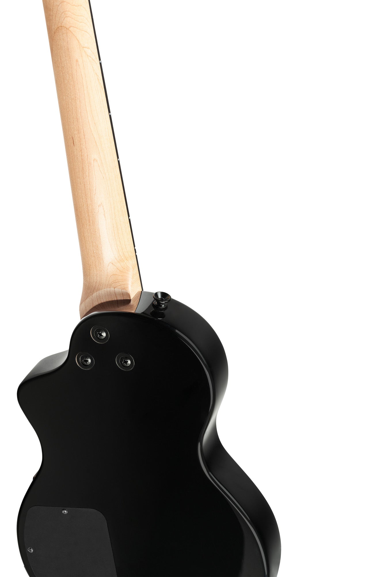 NEO-U-TGB, modèle Ténor, pan coupé, EQ MagusExpress, table érable flammé, corps okoumé, manche érable, housse, gris