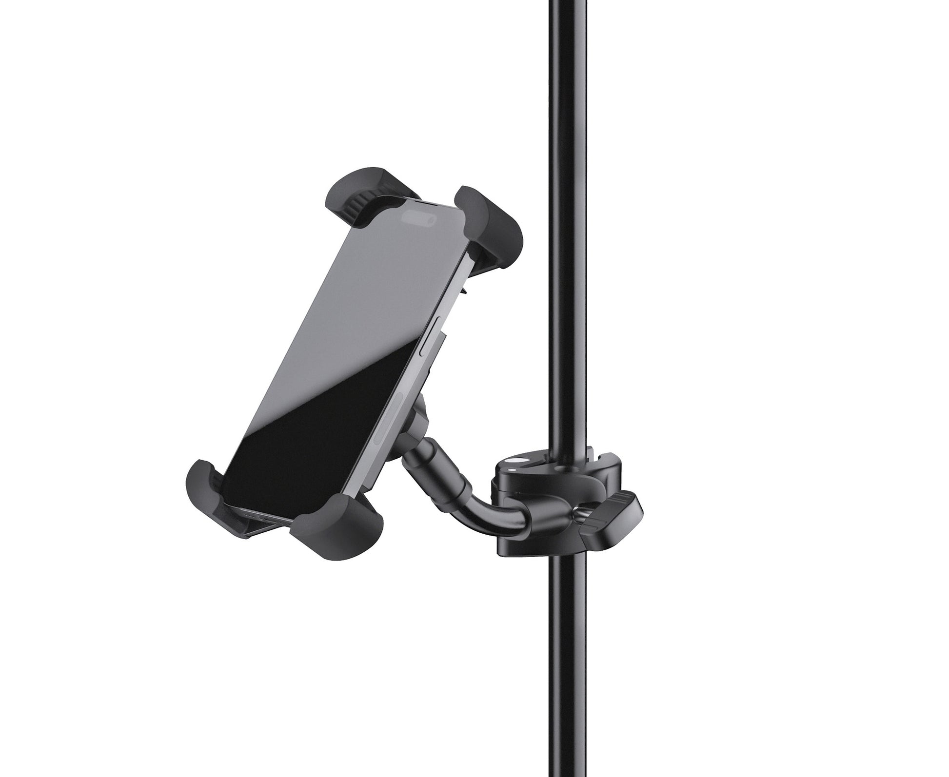 Support de smartphone universel K&M 19755, fixation par serrage